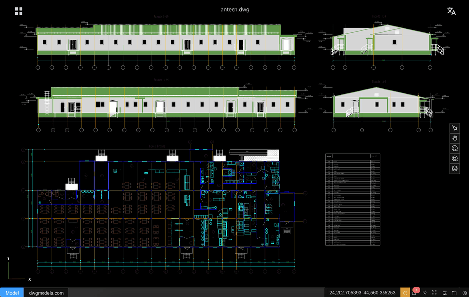 cad-viewer demo: pan, zoom, and edit DWG/DXF in the browser